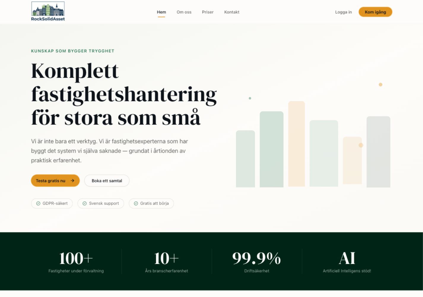 Skärmbild av RockSolid Asset